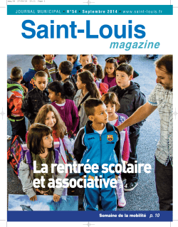 Saint-Louis magazine n° 54 en pdf