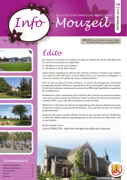 Info Mouzeil - Site officiel de la commune de Mouzeil