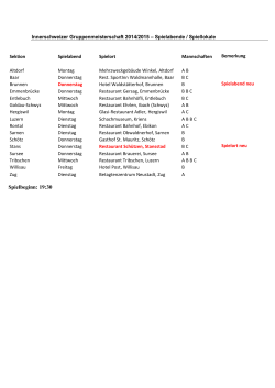 SVO - HEXAL Cup Jugend Winter 2014/2015