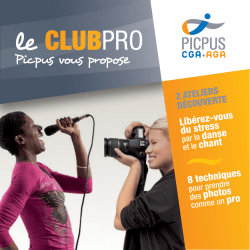 Invitation CLUB PRO