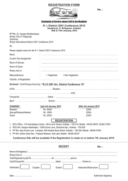 Contact Form - District 3291
