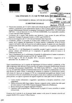 PO EES R. - Università degli Studi di Catania