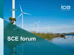 SCE forum - Institution of Civil Engineers
