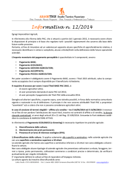 Informativa n. 12/2014