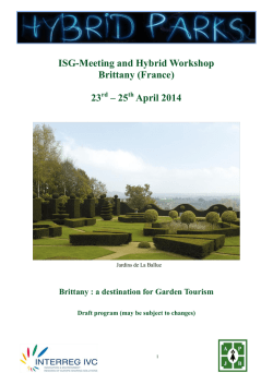 ISG-Meeting and Hybrid Workshop Brittany (France