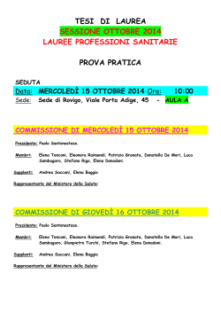 Calendario tesi EPO OTTOBRE 2014 - e