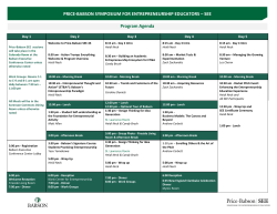 View sample program agenda