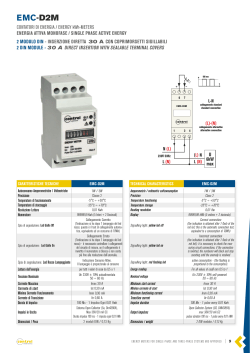 EMC-D2M - Contrel elettronica