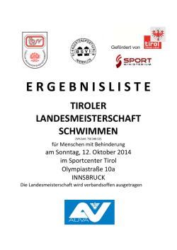 Ergebnisse und Tabellen - schuetzen