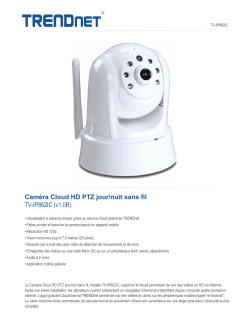 Caméra Cloud HD PTZ jour/nuit sans fil TV-IP862IC (v1
