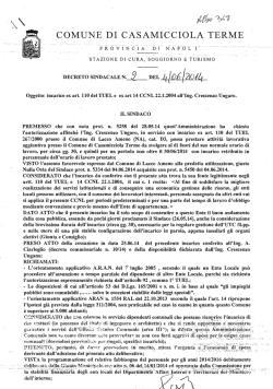 ing. ungaro crescenzo - Comune di Casamicciola Terme