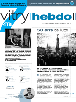Télécharger le magazine en PDF - Mairie de Vitry-sur