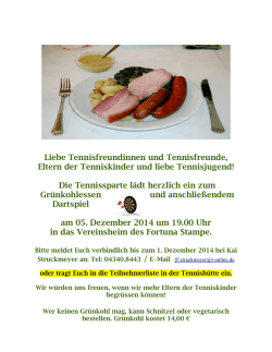 15 jahre FahrgastschiFFFahrt LauFenburg