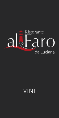 Vini - Ristorante Al Faro