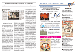 info septembre 2014 - Saint Germain du Puy