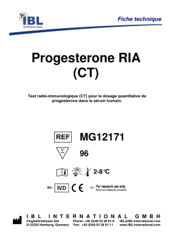 Progesterone RIA (CT)