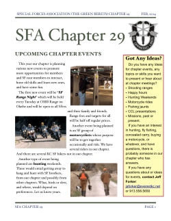SFA Chapter 29 - Special Forces Association Chapter 29