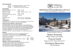 Informationen zum Seniorenausflug 2015