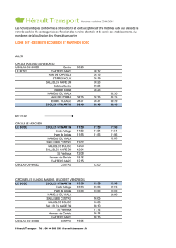Ecole - Herault Transport