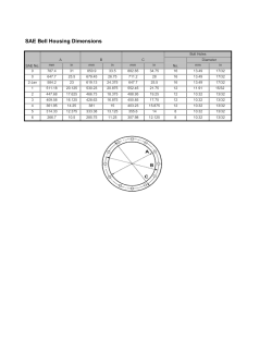 SAE Bell Housing Dimensions