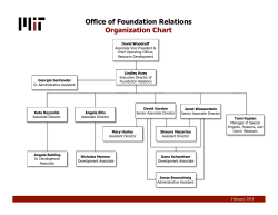 OFR Org Chart 5-2014.pptx - MIT Office of Foundation Relations