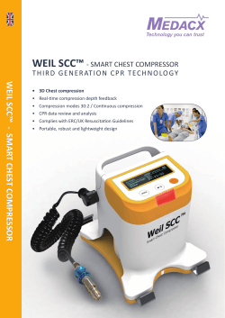 WEIL SCC™ - SMART CHEST COMPRESSOR