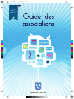 Guide des associations - Cosne-Cours-sur