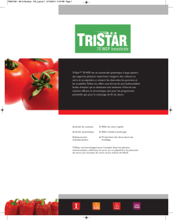 TriStarMC 70 WSP est un insecticide systémique à