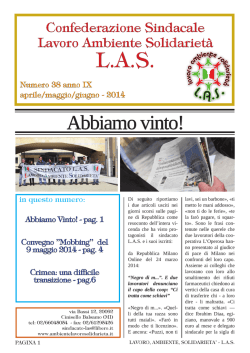 38 - Lavoro ambiente solidarietà