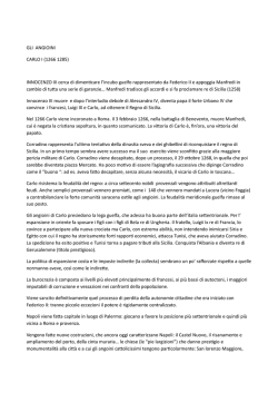 GLI ANGIOINI CARLO I (1266 1285) INNOCENZO III cerca