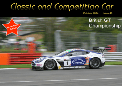 British GT Finale Donington - Classic and Competition Car