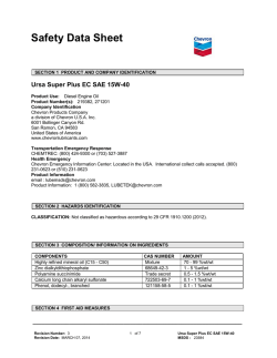 SDS/MSDS - Chevron