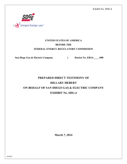 Prepared Direct Testimony Of Hillary Hebert