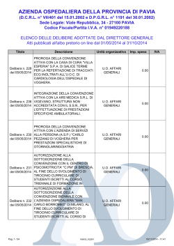 Scarica il file - Azienda Ospedaliera della Provincia di Pavia