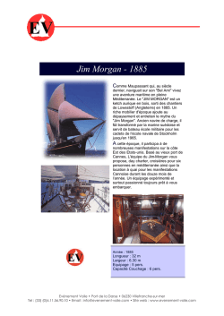 Jim Morgan - 1885 - Evenement