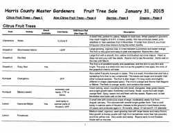 Download Sale Catalog - Harris County Master Gardener