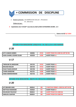CD - 2eme journée Jeunes groupe 3