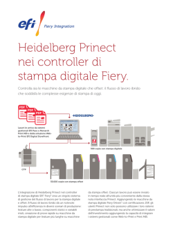 Heidelberg Prinect Workflow Integration Datasheet