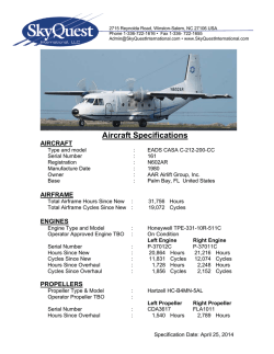 Eads Casa C-212-200-CC - SkyQuest International, LLC