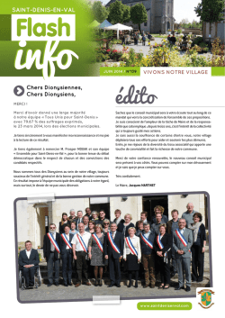 n°139 / Juin 2014 - Saint Denis en Val