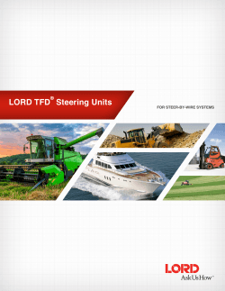 LORD TFD Steering Units