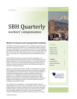 SBH Quarterly - Sather, Byerly and Holloway, LLP