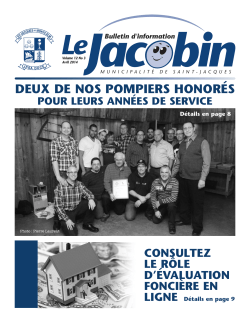 *Le Jacobin DÉCEMB 2004 • 33047 - Municipalité de Saint