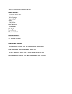 SBU Education Alumni Board Membership Current Members