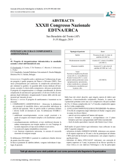 Abstracts XXXII Congresso Nazionale EDTNA/ERCA