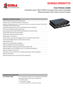 RGS-PR9000-244MM - GOMA Elettronica SpA