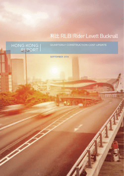 HONG KONG REPORT - Rider Levett Bucknall