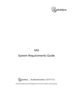 SAS System Requirements Guide
