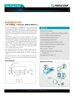 New Product Brief PI2EQX510T