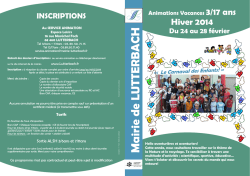 Hiver 2014 programme